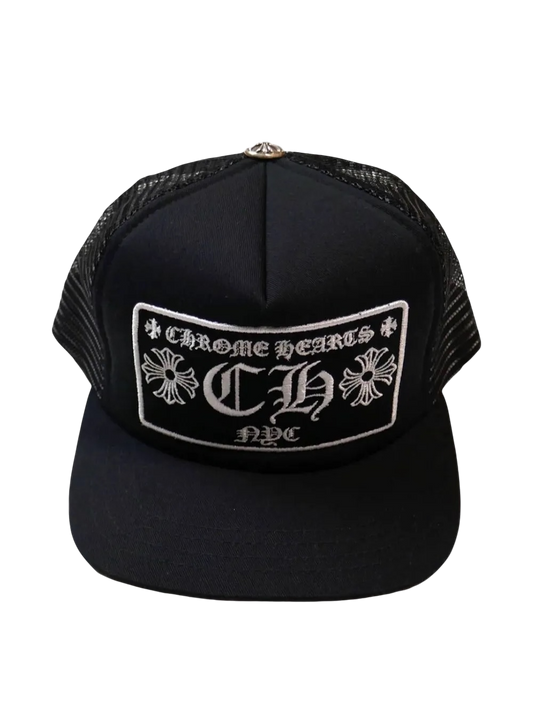 Chrome Hearts NYC Trucker Hat Black