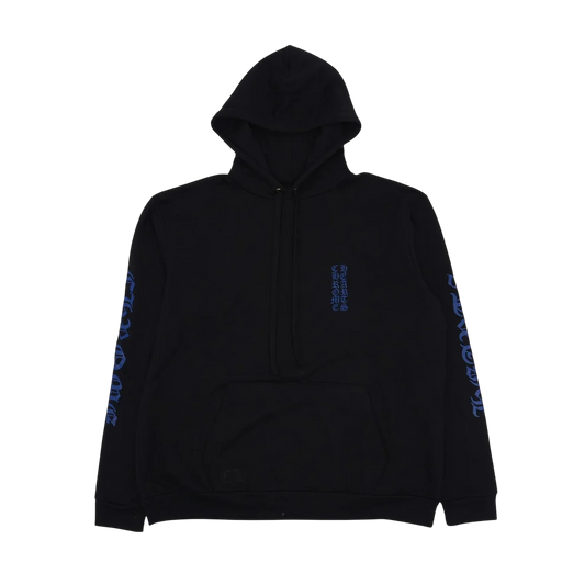 Chrome Hearts Vertical Logo Hoodie Black / Blue