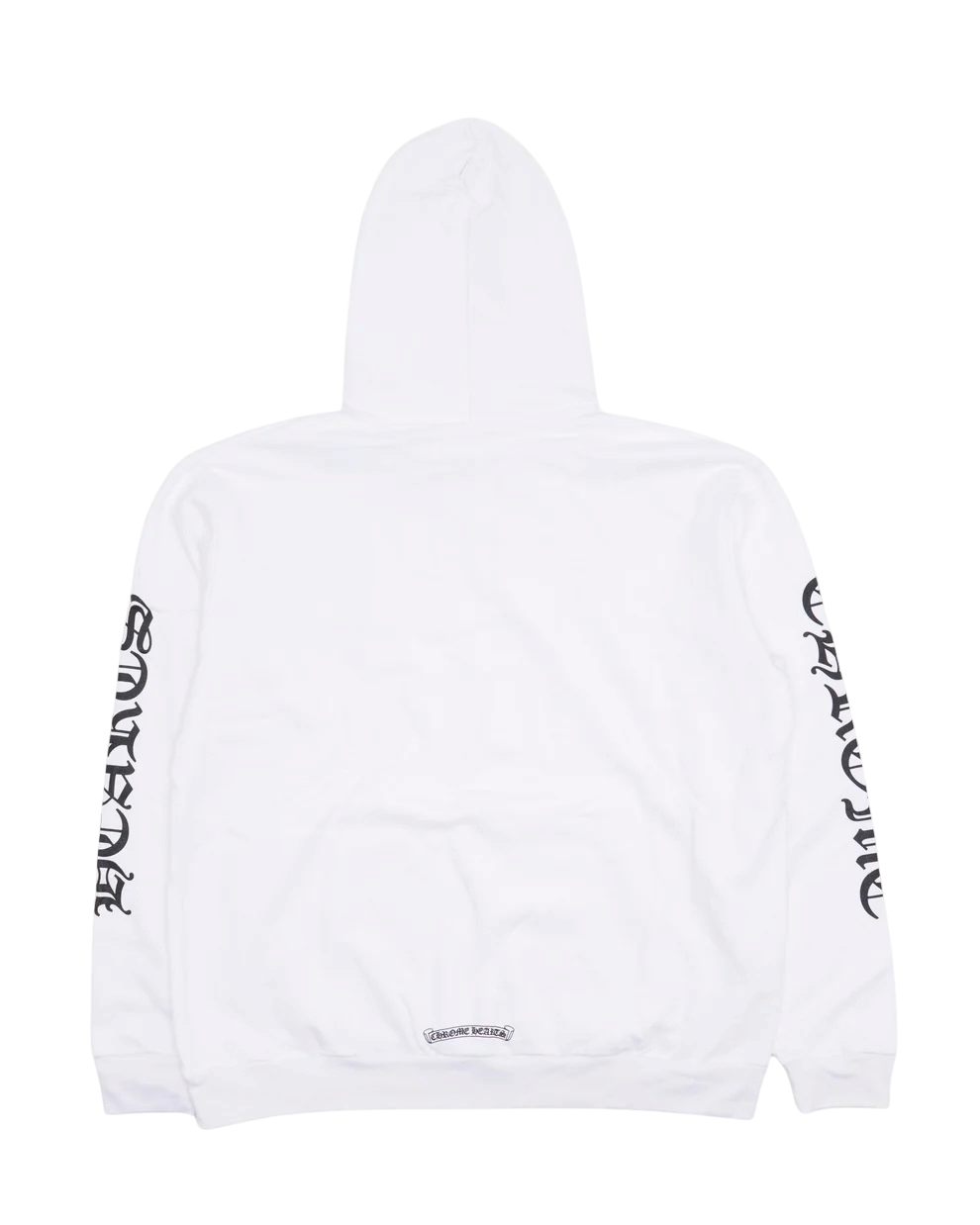 Chrome Hearts Vertical Logo Hoodie White